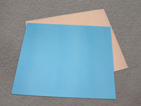 High conductivity aluminum base copper clad laminate sheet